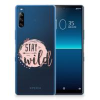 Sony Xperia L4 Telefoonhoesje met Naam Boho Stay Wild