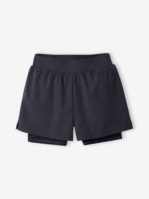 Sportshort voor meisjes zwart Sportshort voor meisjes zwart