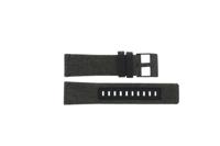 Horlogeband Diesel DZ4373 Leder/Textiel Zwart 24mm