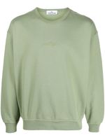 Stone Island sweat en coton à logo brodé - Vert