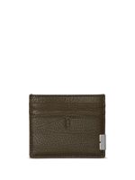 Burberry porte-cartes en cuir - Marron