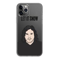 Let It Snow: iPhone 11 Pro Transparant Hoesje Let It Snow: iPhone 11 Pro Transparant Hoesje