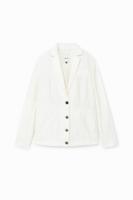 Hybride denim blazer - WHITE - 42 - thumbnail