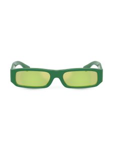 Dolce & Gabbana Kids lunettes de soleil Mini Me à monture rectangulaire - Vert