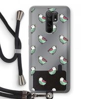 Vogeltjes: Xiaomi Redmi 9 Transparant Hoesje met koord