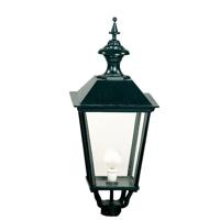 KS Verlichting Vierkante nostalgische lantaarn lampBergeijk K6 zwart - 1411