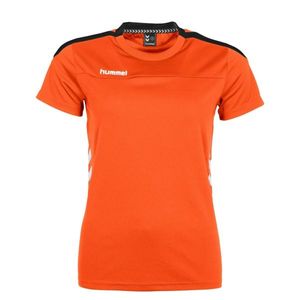 Hummel 160004 Valencia T-shirt Ladies - Orange-Black - L