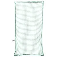 VidaXL Aanhangwagennet elastisch touw 8x3,5 m polypropeen groen