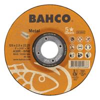 Bahco Slijpschijf | voor afbramen | voor metaal 125 x 2.5 x 22.23mm - 3911-125-T42-M