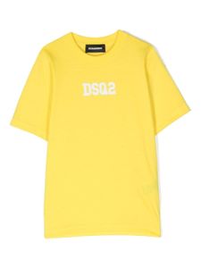 DSQUARED2 KIDS t-shirt à logo imprimé - Jaune