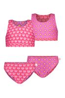 Just Beach zomer bikini meisjes - roze - reversibel - Inside out Just Beach zomer bikini meisjes - roze - reversibel - Inside out