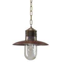 KS Verlichting Veranda hanglamp Ampere aluminium met oudkoper 1197