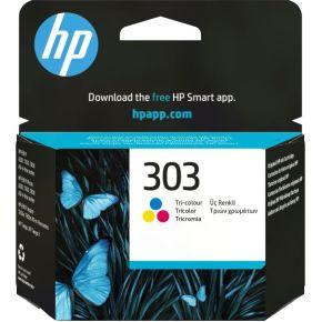 HP 303 Tri-color Original 165pagina's Cyaan, Geel inktcartridge