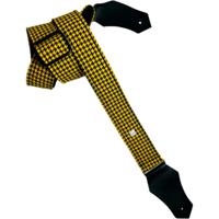 Get'm Get'm Fly Collection Hounds Tooth Yellow gitaarband