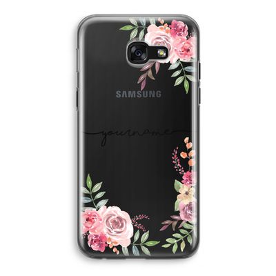 Rozen: Samsung Galaxy A5 (2017) Transparant Hoesje