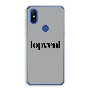 Topvent Grijs Zwart: Xiaomi Mi Mix 3 Transparant Hoesje
