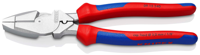 Knipex Kracht-kombitang "Lineman&apos;s Pliers" Amerikaans model | Meer-componentengrepen | Verchroomd | Lengte 240 mm - 09 15 240