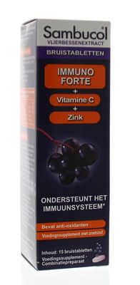 Immuno forte bruistabletten suikervrij