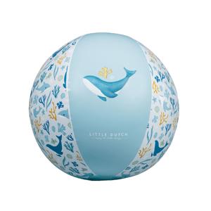 Little Dutch Strandbal Ocean Dreams Blauw 35cm