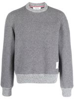 Thom Browne sweat à patch logo - Gris