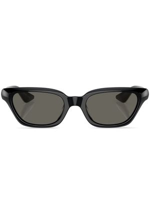 Oliver Peoples lunettes de soleil à monture papillon - Noir