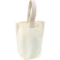 Creativ Company Kleine stoffen tas, h: 26 cm, d: 9,5 cm, b: 23 cm, licht naturel, 1 stuk
