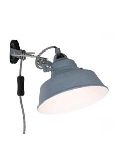 Besselink licht ST1320GR wandverlichting Grijs Geschikt voor gebruik binnen E27