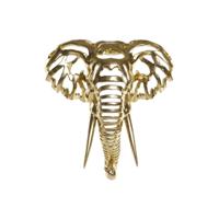 Wanddecoratie Home ESPRIT Gouden Olifant Modern 47 X 27,5 X 50,5 CM