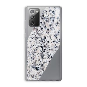 Gespikkelde marmer: Samsung Galaxy Note 20 / Note 20 5G Transparant Hoesje