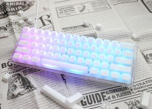 Ducky One 3 Aura White Mini toetsenbord Gamen USB QWERTY US International Wit