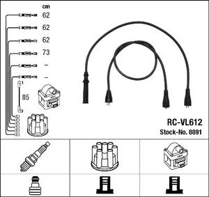 Bougiekabelset RCVL612