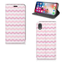 Apple iPhone Xr | Hoesje met Magneet | Waves Roze