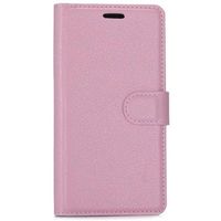 Huawei P10 Portemonnee Hoesje Met Textuur - Roze