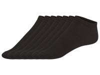 LIVERGY 7 paar sneakersokken (Zwart, 39-42)