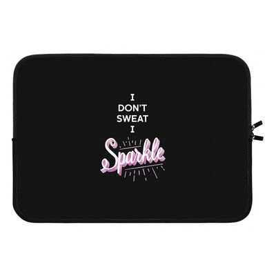 Sparkle quote: Laptop sleeve 13 inch