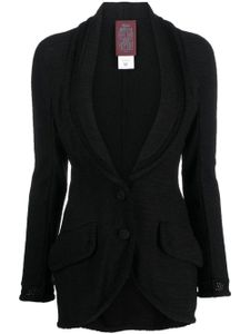 John Galliano Pre-Owned blazer en crochet (années 1990) - Noir