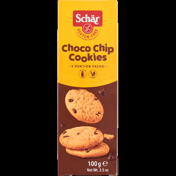 Schar Choco Chip Cookies Glutenvrij 100 g bij Jumbo