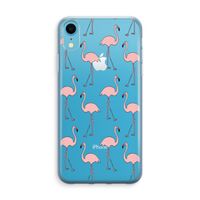 Anything Flamingoes: iPhone XR Transparant Hoesje