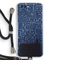 Moroccan Print: Honor 10 Transparant Hoesje met koord