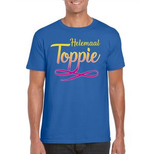 Helemaal Toppie t-shirt blauw heren