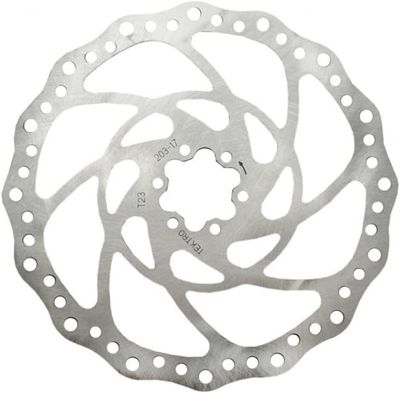 Kt Tero tr203-17 remschijf rotor ø203mm 2.3mm 6-punt zilver