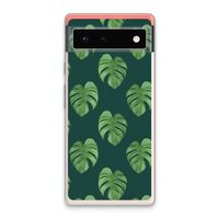 Monstera leaves: Google Pixel 6 Transparant Hoesje