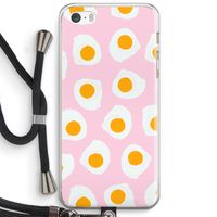 Dancing eggs: iPhone 5 / 5S / SE Transparant Hoesje met koord