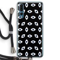 Eyes pattern: Huawei P20 Pro Transparant Hoesje met koord