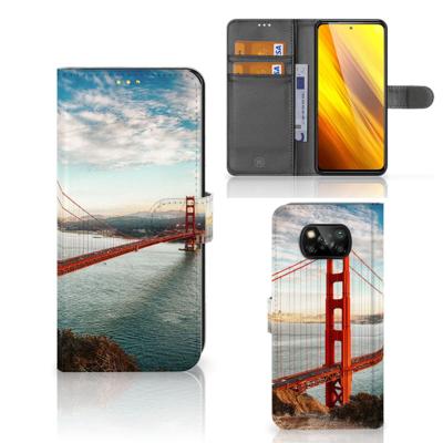 Xiaomi Poco X3 | Poco X3 Pro | Flip Cover | Golden Gate Bridge