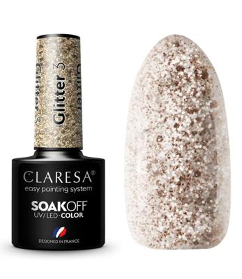 Claresa uv/led gellak 5ml glitter 3