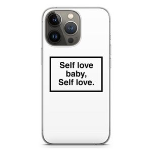 Self love: iPhone 13 Pro Transparant Hoesje