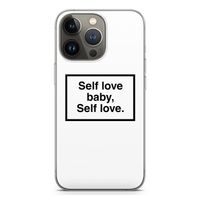 Self love: iPhone 13 Pro Transparant Hoesje