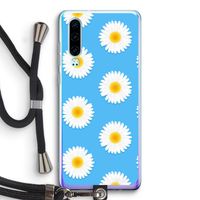 Margrietjes: Huawei P30 Transparant Hoesje met koord