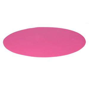 Wicotex Placemats Uni - fuchsia roze - rond 38 cm - anti slip laag - Teflon coating toplaag